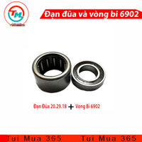 Cặp Bạc Đạn Puly Nồi Sau (Đạn đũa và vòng bi 6902) Xe Airblade, Vision, Lead, Ab SH Vairo...