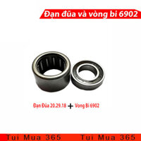 Cặp Bạc Đạn Puly Nồi Sau Đạn đũa và vòng bi 6902 Xe Airblade, Vision, Lead, Ab SH Vairo...
