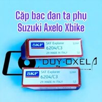 Cặp bạc đạn tạ dên Suzuki Axelo Xbike - SKF/C3 chính hãng-6204