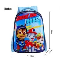 Cặp balo cho bé cấp 1 hình biệt đội chó cứu hộ