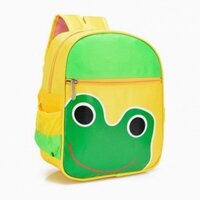 Cặp balo cho bé mầm non và tiểu học hình con ếch xanh