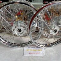 CẶP BÁNH CĂM NIỀNG UNION ĐÙM KHẾ BẠC GẮN EX 135