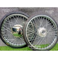 CẶP BÁNH CĂM SIRIUS,EXCITER 2010 NIỀN SẮT UNION 1.2 1.4 CĂM ĐÙM MẠ CROM KÈM MÁ ,VỎ CAMEL .50.60 TÙY THEO LỰA CHỌN.