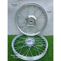 CẶP BÁNH CĂM WAVE RS,WAVE S110,SIRIUS 50,FUITUTER 125 NIỀN NHÔM BAN ZAI,SOLUTER,SHARR SPEED,ĐÙM CĂM MẠ CROM