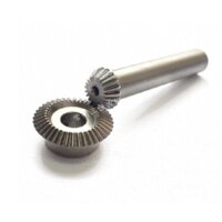 Cặp bánh răng côn thép tỉ lệ truyền 1:2 module 0.5mm