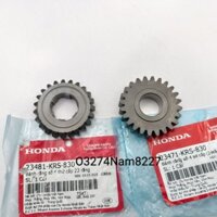 Cặp bánh răng, nhông số 4 xe DREAM, WAVE, FUTURE... zin Honda