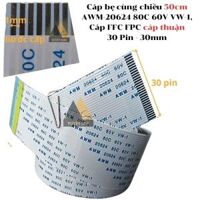 Cáp bẹ cùng chiều 50cm AWM-20624 80C 60V VW-1, Cáp FFC FPC cáp thuận