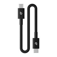 Cáp Bện Ngắn USB-C sang USB-C (20 cm) của Beats Black Hàng Chính Hãng