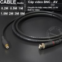 Cáp BNC sang hoa sen AV DIY 0.2M đến 5M - BNC male to RCA female cable