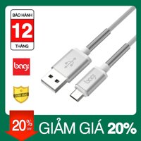 Cáp bọc lò xo chống đứt sạc nhanh cao cấp Bagi cổng Micro USB (vàng) - CB-MF10 [bonus]