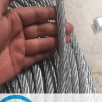 Cáp bọc nhựa (cáp thép bọc nhựa) cuộn 100 mét - Size 2mm > 6 mm Giá sỉ