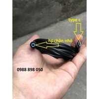 cáp cạc chuyển usb type c sang sạc laptop hp chân xanh nhỏ 4.5mm*3.0mm