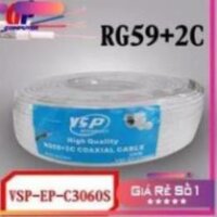 CÁP CAMERA VSP C3060S RG59+2C 100M TRẮNG CÓ NGUỒN