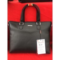 Cặp cán bộ cao cấp da thật C222DT-10 chính hãng Ladoda