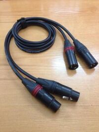 Cáp Canare XLR 3pin 1m