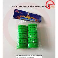 CẶP CAO SU GÁC CHÂN TRƯỚC MÀU XANH LÁ CÂY GĂN ĐƯỢC CHO MỌI DÒNG XE
