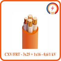 Cáp chậm cháy Cadivi CXV/FRT - 3x25 + 1x16 - 0,6/1 kV