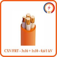 Cáp chậm cháy Cadivi CXV/FRT - 3x16 + 1x10 - 0,6/1 kV