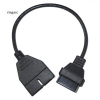 Cáp chẩn đoán kết nối RGC 12 chân sang 16Pin OBD / OBD2 màu đen cho bộ chuyển đổi Daewoo