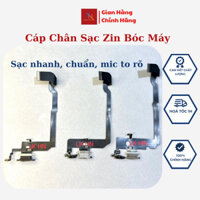Cáp Chân Sạc Dành Cho Xr/X/X s/ X sm /11/ 11 pr /11p rm /12 /12pr / 12p rm/ 13 /13 pr/ Sạc nhanh, mic to rõ- Zin Bóc Máy