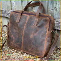 Cặp Chéo Nam Da Bò Hội An Đơn Giản | Hội An Leather