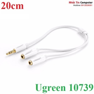 Cáp chia Jack Ugreen 10739 25cm