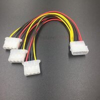 Cáp chia nguồn Molex IDE ATA 4pin 1 ra 3 cổng