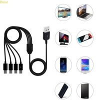 Cáp chia USB C đa năng Dusur 150cm Dây sạc 4 trong 1 với phích cắm nam 4 Type-C