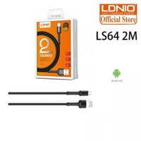 Cáp chống gẫy chân Lightning LDNIO 2m - LS64 - Đen