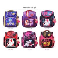 Cặp chống gù thương hiệu Delune, balo chống gù lưng cho bé gái, cặp chống thấm nước