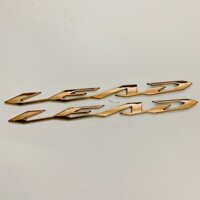 CẶP CHỮ LEAD NHẬP HÀNG ZIN THEO XE ĐỜI 2017-2022 MÀU VÀNG HỒNG SIÊU SẮC NÉT