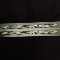 CẶP CHỮ LEAD NHẬP HÀNG ZIN THEO XE ZIN ĐỜI 2017-2022 MÀU BẠC SIÊU SẮC NÉT
