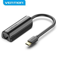 Cáp chuyển C to cổng mạng LAN Vention USB-C to Gigabit Ethernet Adapter 0.15M - CFB (C to RJ-45, USB3.0/ 1000Mbps)