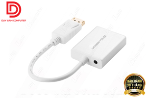Cáp chuyển Displayport sang VGA + Audio Ugreen 20412