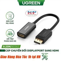 Cáp chuyển Displayport sang HDMI chính hãng Ugreen 40362