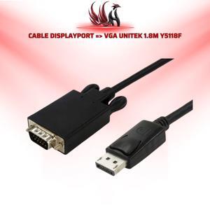 Cáp chuyển Displayport to VGA Unitek Y-5118F