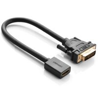 Cáp Chuyển DIV 24+1 Sang HDMI âm  - DVI To HDMI -  UGREEN 20118