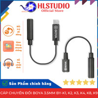 Cáp Chuyển Đổi 3.5mm BY-K1, K2, K3, K4, K8, K9 - TRS, TRRS to Laining - Male, Female to Type-C HL Studio