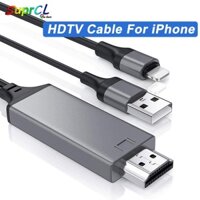 Cáp chuyển đổi cáp sạc sang HDMI AV HD TV 2M cho điện thoại Apple Tablet