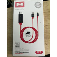 Cáp Chuyển Đổi Cáp sạc Sang HDMI AV HD TV 2M Cho ĐT táo tablet táo