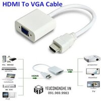 CÁP CHUYỂN ĐỔI CỔNG HDMI RA VGA CHO TIVI MÁY CHIẾU LAPTOP SẴN HÀNG TẠI HÀ NỘI