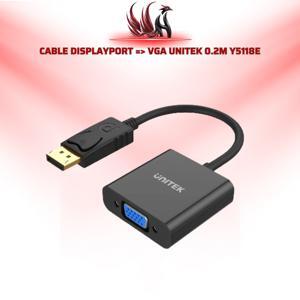 Cáp chuyển đổi Displayport sang VGA Unitek Y-5118E