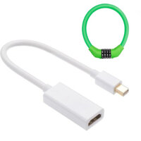 Cáp Chuyển đổi Displayport mini ra HDMI Tặng khóa xe đạp 4 số đổi mã