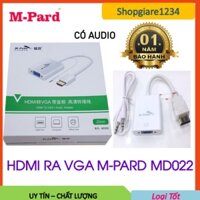 Cáp chuyển đổi HDMI ra VGA có audio M-PARD MD-002 (loại tốt)- Chính hãng 100% -Cáp HDMI ra VGA
