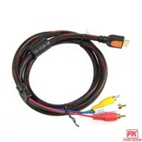 Cáp chuyển đổi HDMI sang AV Video + Audio dài 1,5m - Phụ Kiện Công Nghệ