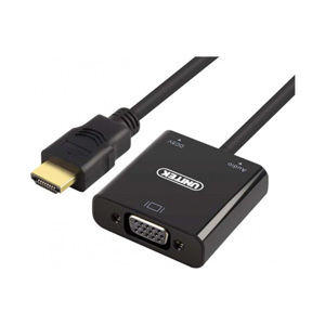 Cáp chuyển đổi HDMI sang Cổng VGA + Audio Unitek 3 in 1 Y6355