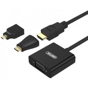 Cáp chuyển đổi HDMI sang Cổng VGA + Audio Unitek 3 in 1 Y6355