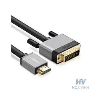 Cáp chuyển đổi HDMI to DVI (24+1) Ugreen 20890 8M