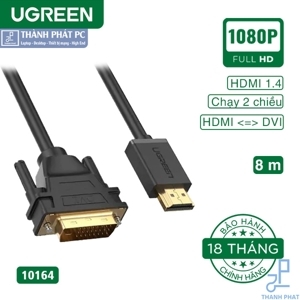 Cáp chuyển đổi HDMI to DVI Ugreen 10164 8M