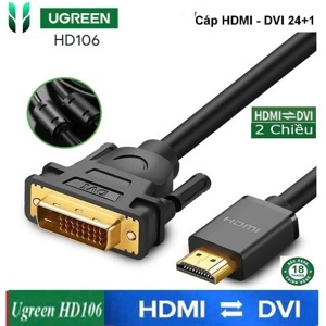 Cáp chuyển đổi HDMI to DVI Ugreen 10136 3M